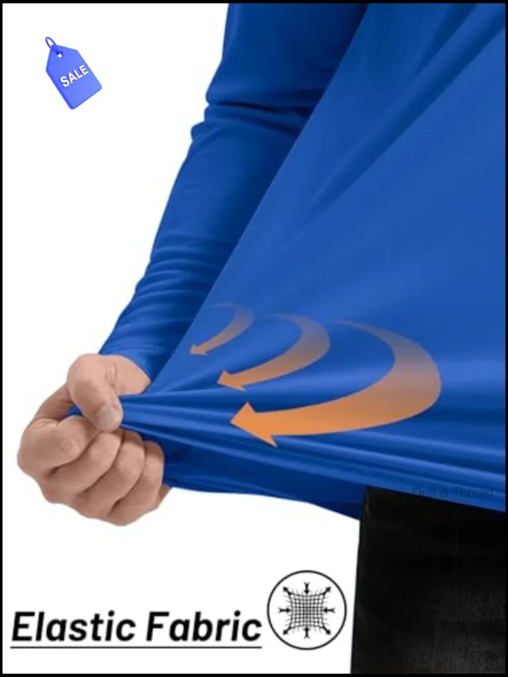 UPF 50+ Long Sleeve 1/4 Zip Sun Protection Shirt Athletic Running Top